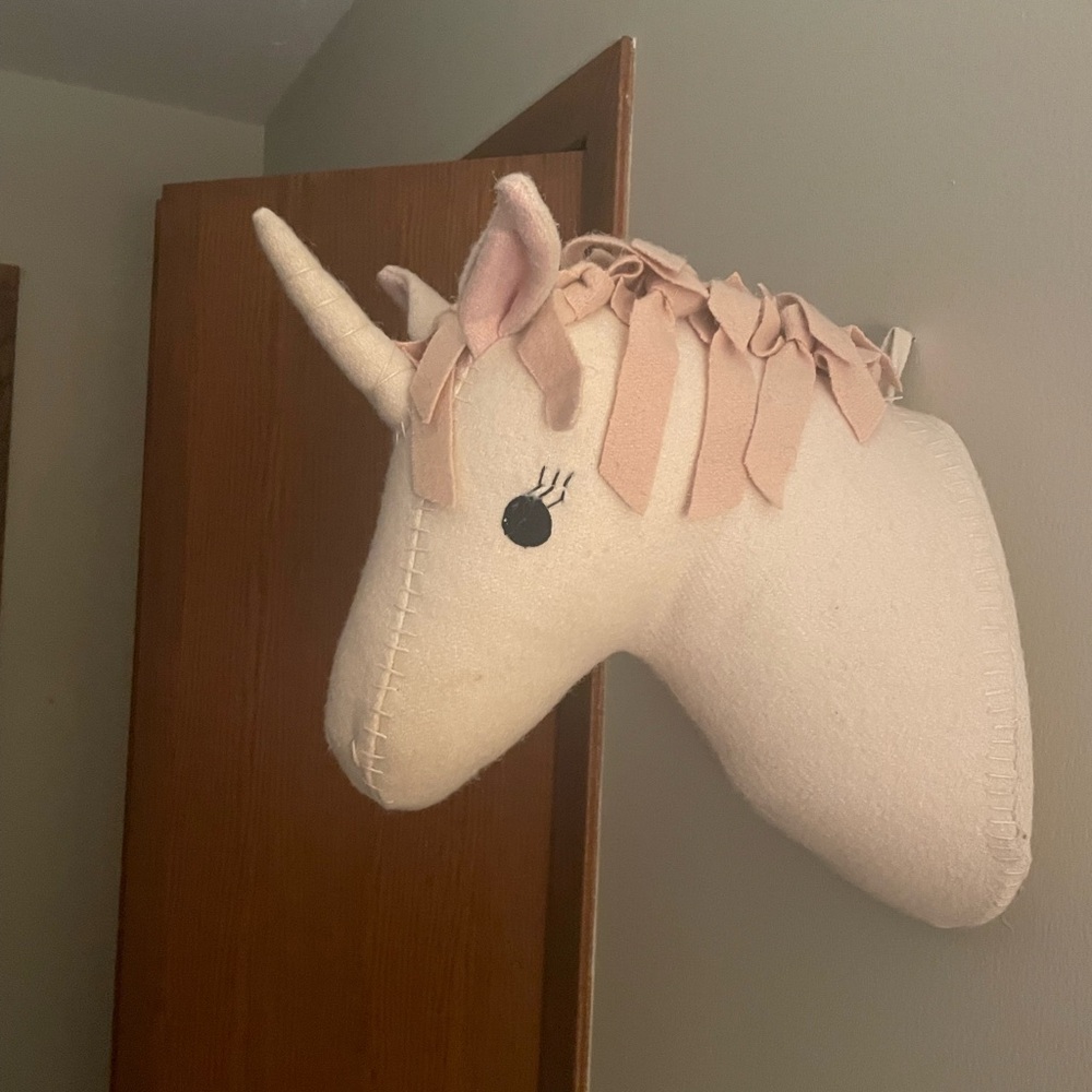 Whimsical Unicorn Wall Hanging